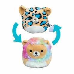 Squishmallows Flip A Mallow Leopard/Lion 12" Plush